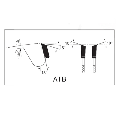TCT Circular Saw Blades Ripping Blade ATB Teeth 10 Inch Ripping Saw